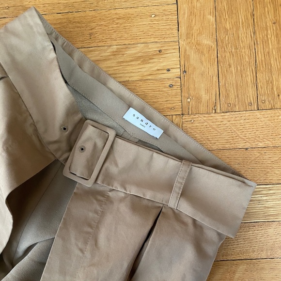 Sandro Viveta Trench Midi Skirt (Skort) - Picture 3 of 7